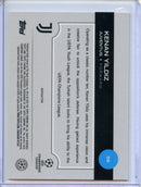 2024-25 Topps Chrome UEFA Club Comps Kenan Yildiz Refractor