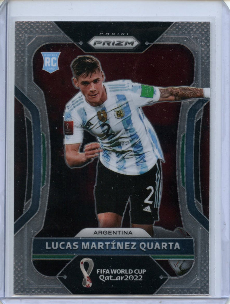 2022 Panini Prizm FIFA World Cup Qatar Lucas Martinez Quarta