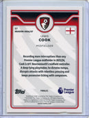 2026-27 Topps Flagship EPL Lewis Cook Gold Sparkle 29/50