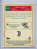 2022-23 Topps Chrome UEFA Fabio Miretti 1959 Topps