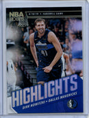 2019-20 NBA Hoops Dirk Nowitzki Highlights Holo