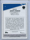 2021 Topps Chrome Tennis Kristy Pigeon Refractor