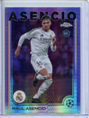 2024-25 Topps Chrome UEFA Club Comps Raul Asencio Violet Prism 279/299