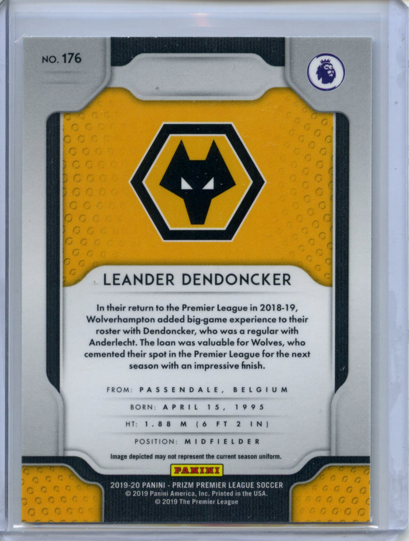 2019-20 Panini Prizm Premier League Leander Dendoncker
