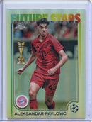 2024-25 Topps Chrome UEFA Club Comps Aleksandar Pavlovic Refractor