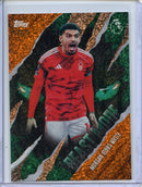 2026-27 Topps Flagship EPL Morgan Gibbs-White Beast Mode Orange Sparkle 15/25