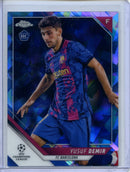2021-22 Topps Chrome Sapphire UEFA Yusuf Demir