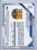 2021-22 Topps Chrome Sapphire UEFA Yusuf Demir