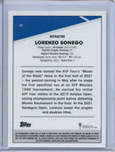 2021 Topps Chrome Tennis Lorenzo Sonego Refractor