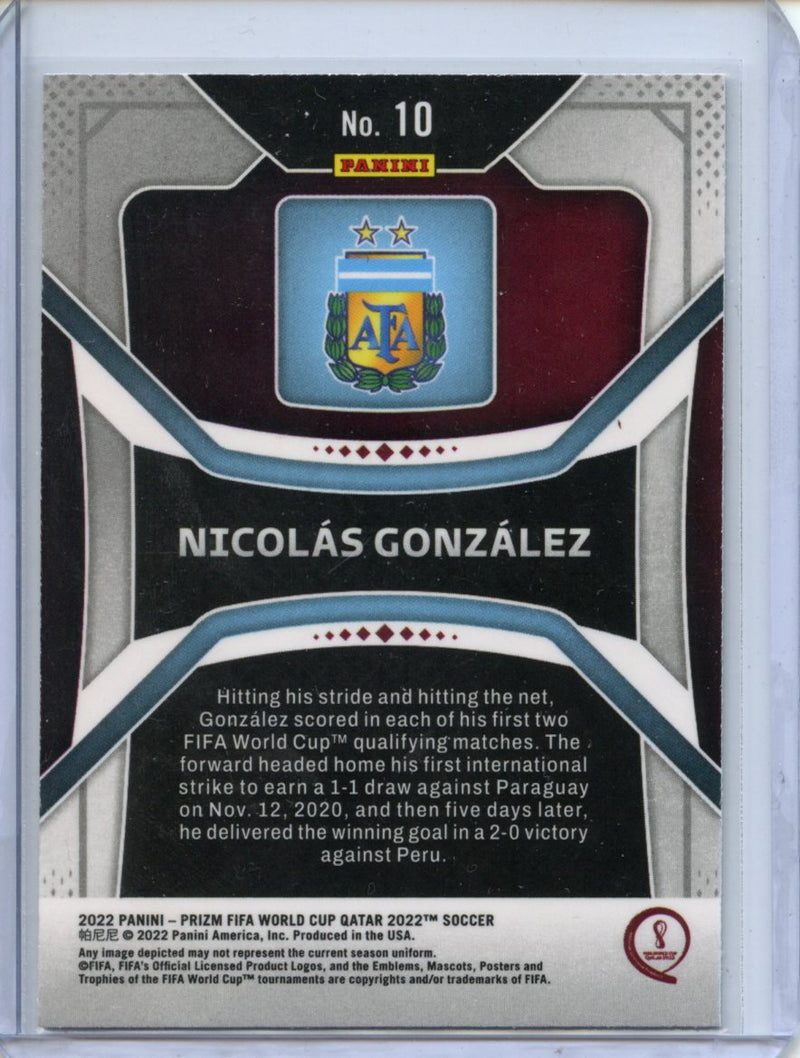 2022 Panini Prizm FIFA World Cup Qatar Nicolas Gonzalez