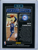 2019-20 NBA Hoops Ben Simmons Action Shots Holo