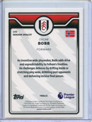 2026-27 Topps Flagship EPL Oscar Bobb Blue Sparkle 14/150