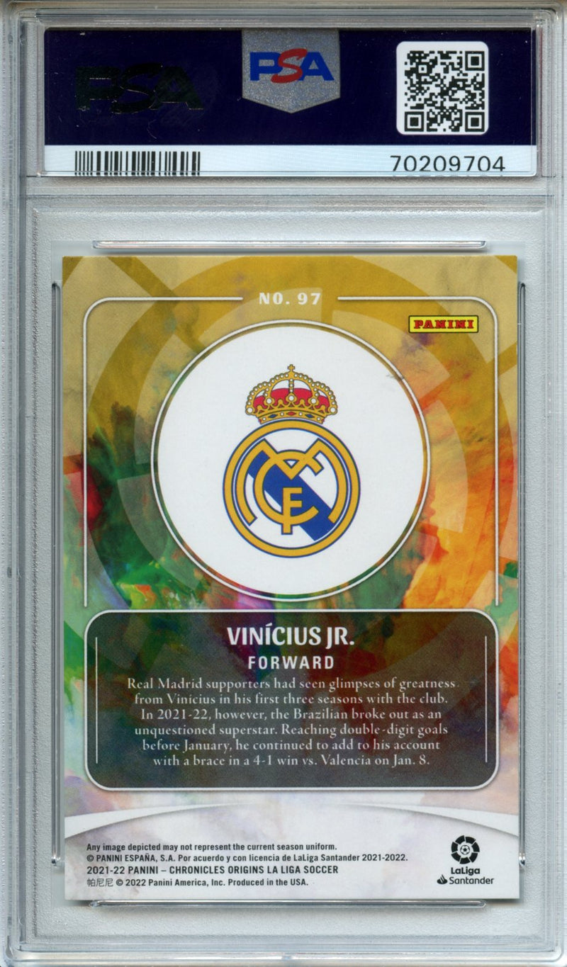 2021-22 Chronicles Vinicius JR. Origins La Liga Cracked Ice 1/23