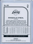 2019-20 NBA Hoops Shaquille O'Neal Tribute Neon Green