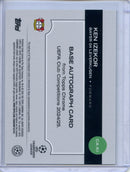 2024-25 Topps Chrome UEFA Club Comps Ken Izekor Aqua Autograph 57/199
