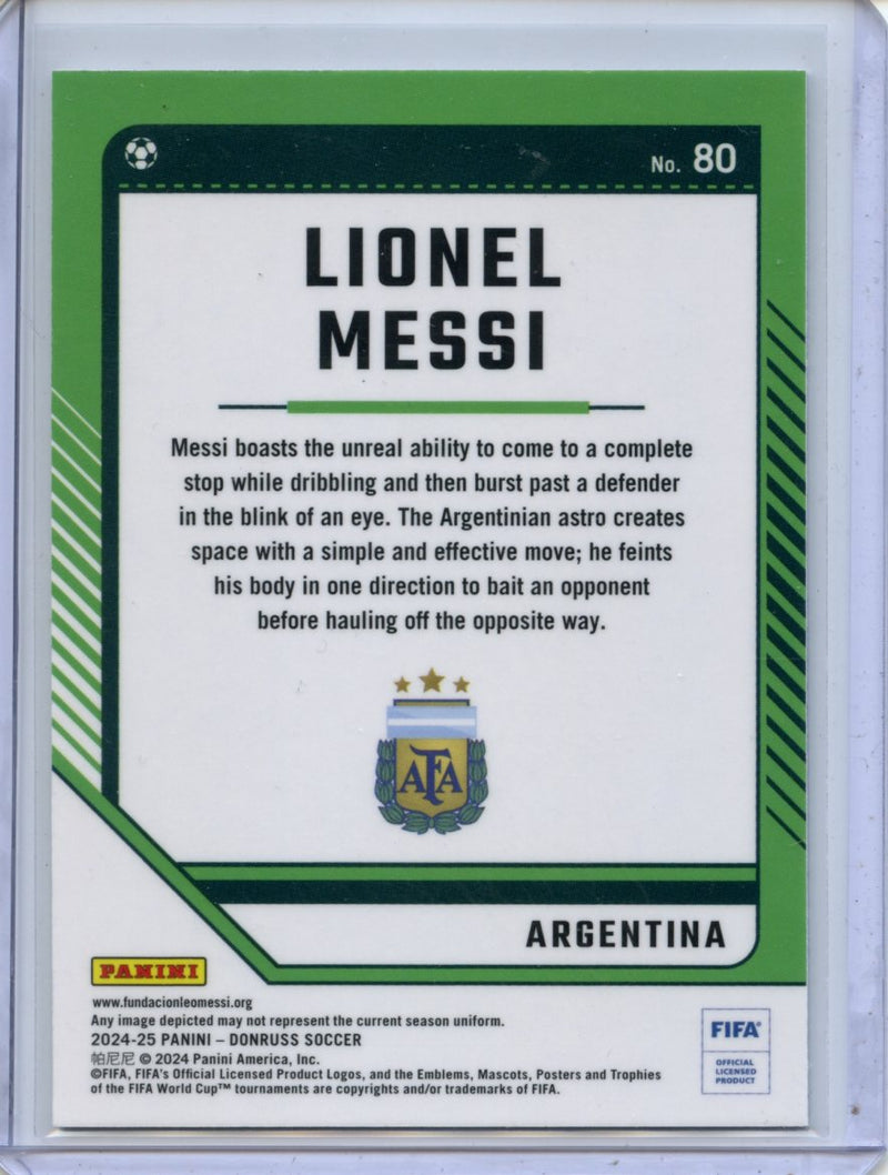2024-25 Donruss Lionel Messi Optic