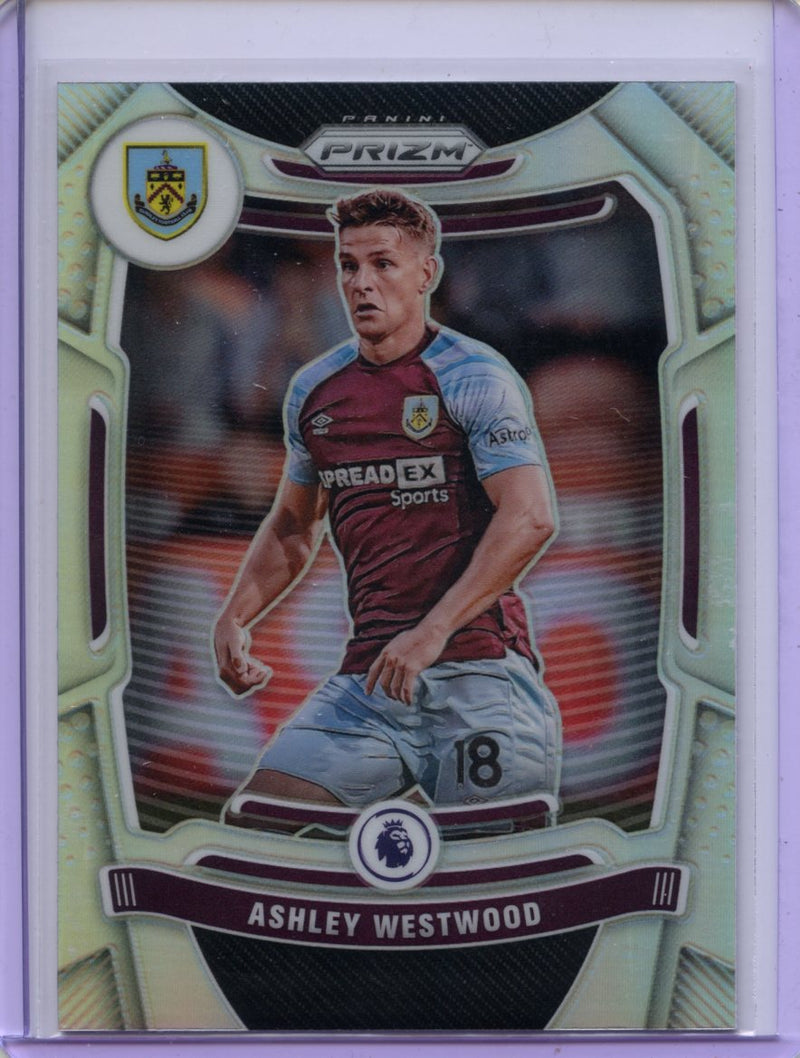 2021-22 Panini Prizm Premier League Ashley Westwood Silver Prizm