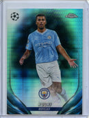2023-24 Topps Chrome UEFA Rodri Aqua Prism Refractor