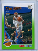 2019-20 NBA Hoops Allen Iverson Tribute Neon Green