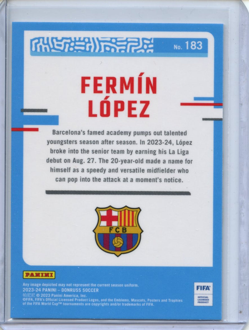 2023-24 Donruss FIFA Fermin Lopez Optic