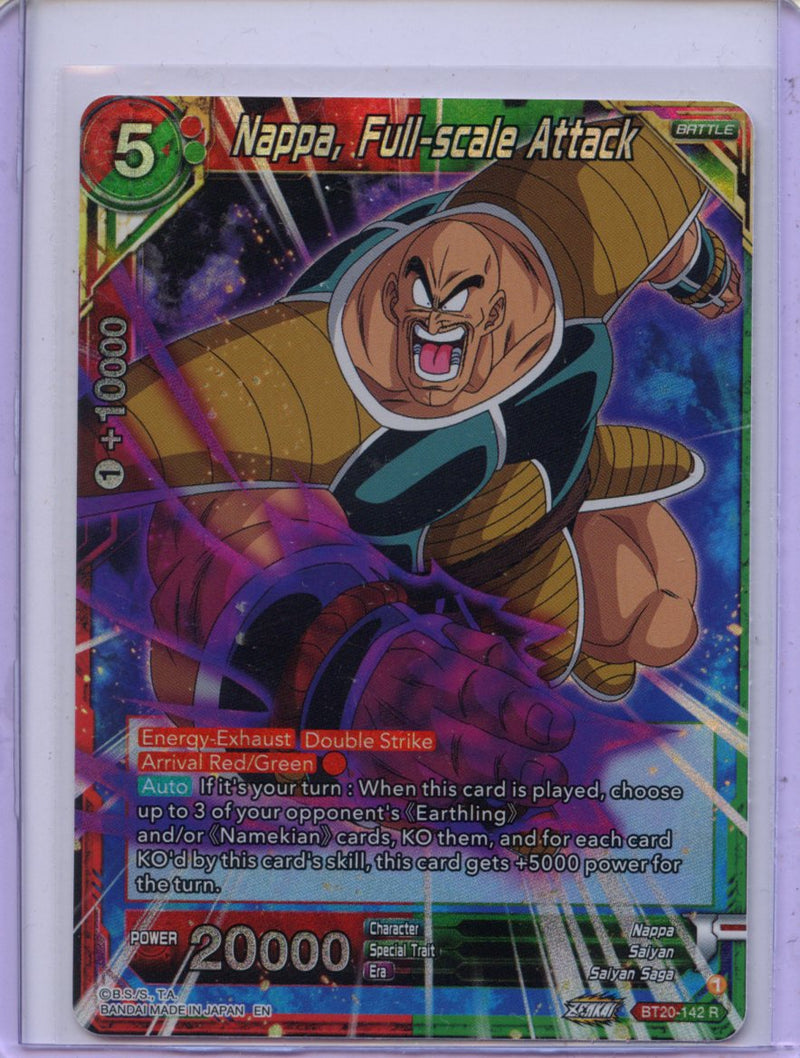 Nappa, Full-Scale Attack - Power Absorbed BT20-142 R Foil