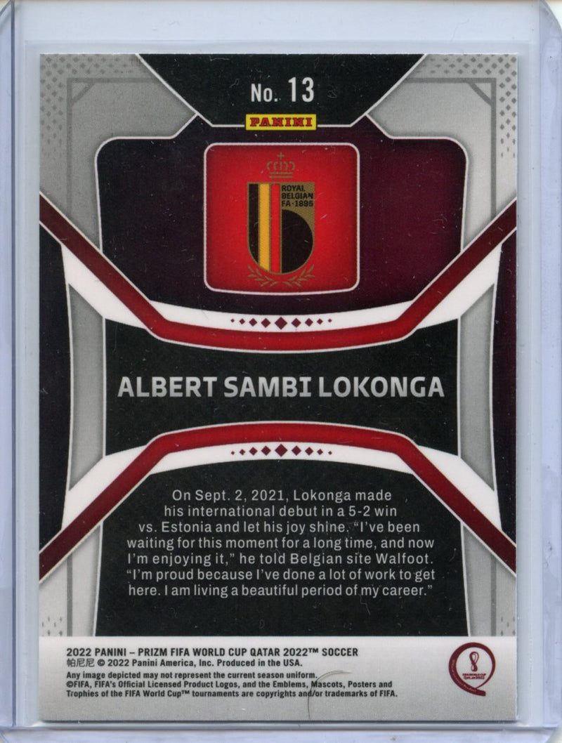 2022 Panini Prizm FIFA World Cup Qatar Albert Sambi Lokonga