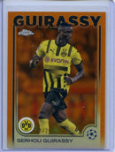 2024-25 Topps Chrome UEFA Club Comps Serhou Guirassy Orange Refractor 19/25