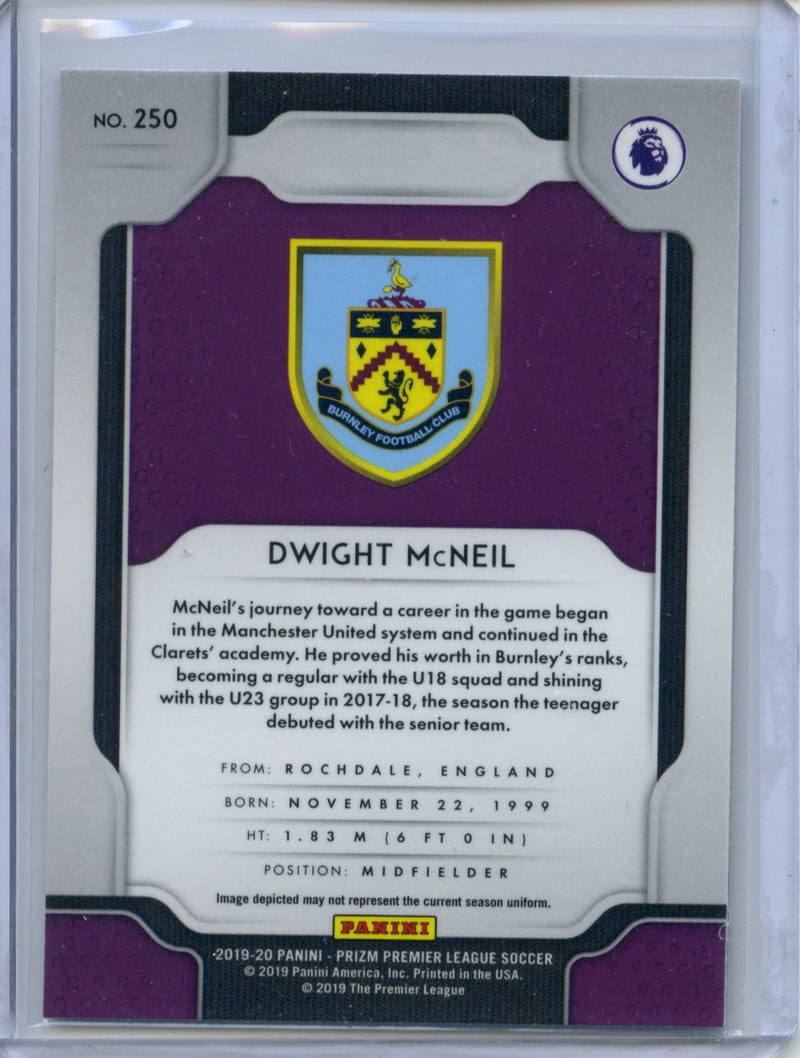 2019-20 Panini Prizm Premier League Dwight McNeil