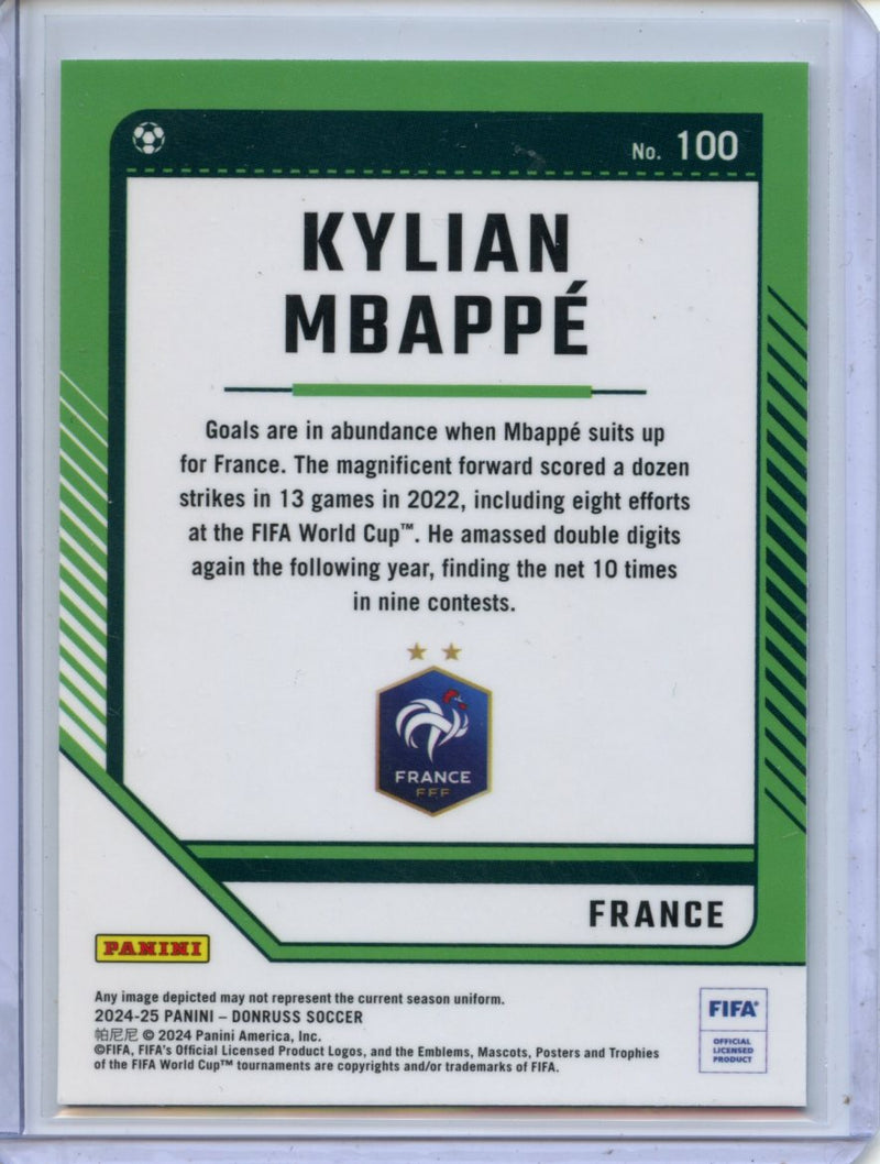 2024-25 Donruss Kylian Mbappe Optic