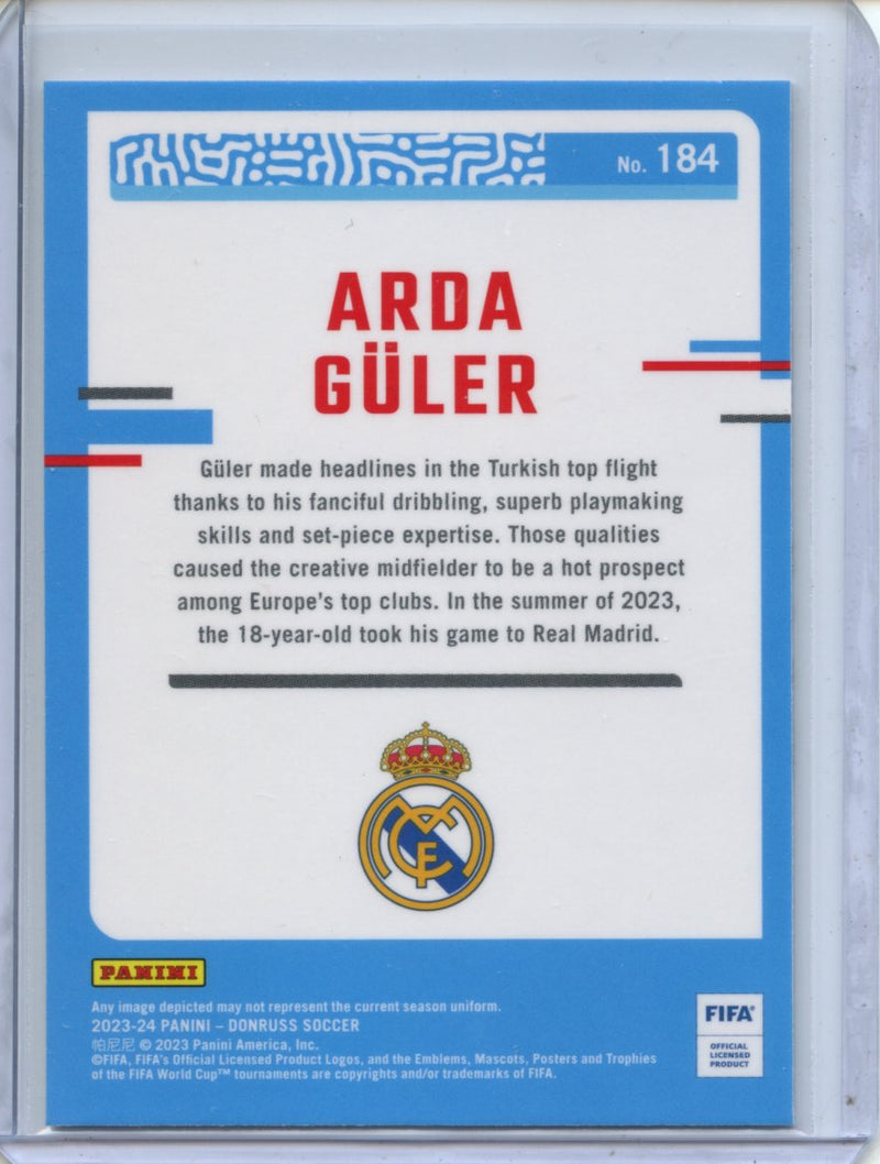 2023-24 Donruss FIFA Arda Guler Optic