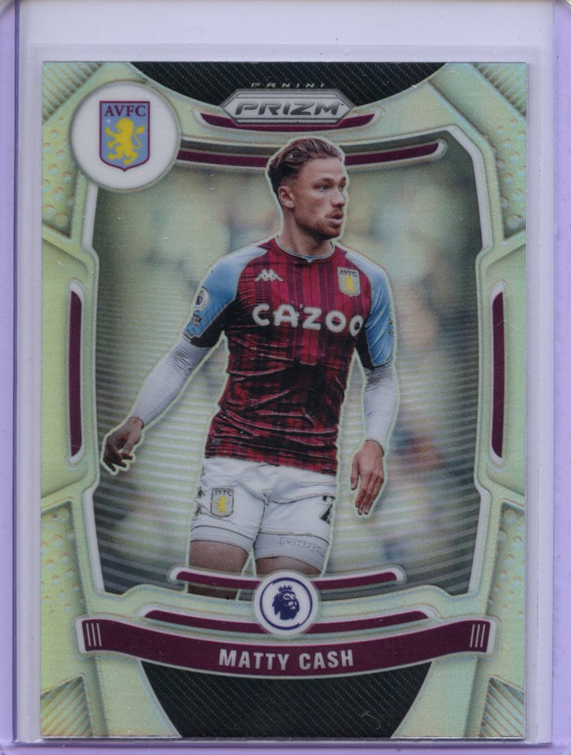 2021-22 Panini Prizm Premier League Matty Cash Silver Prizm