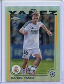2024-25 Topps Chrome UEFA Club Comps Daniel Yanez Refractor