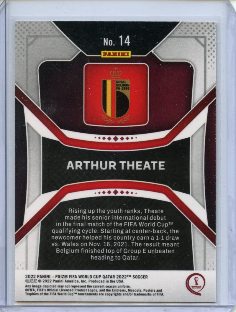 2022 Panini Prizm FIFA World Cup Qatar Arthur Theate