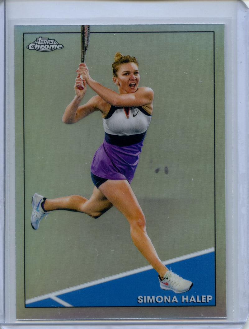 2021 Topps Chrome Tennis Simona Halep Refractor