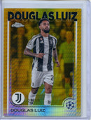 2024-25 Topps Chrome UEFA Club Comps Douglas Luiz Gold Prism 27/50