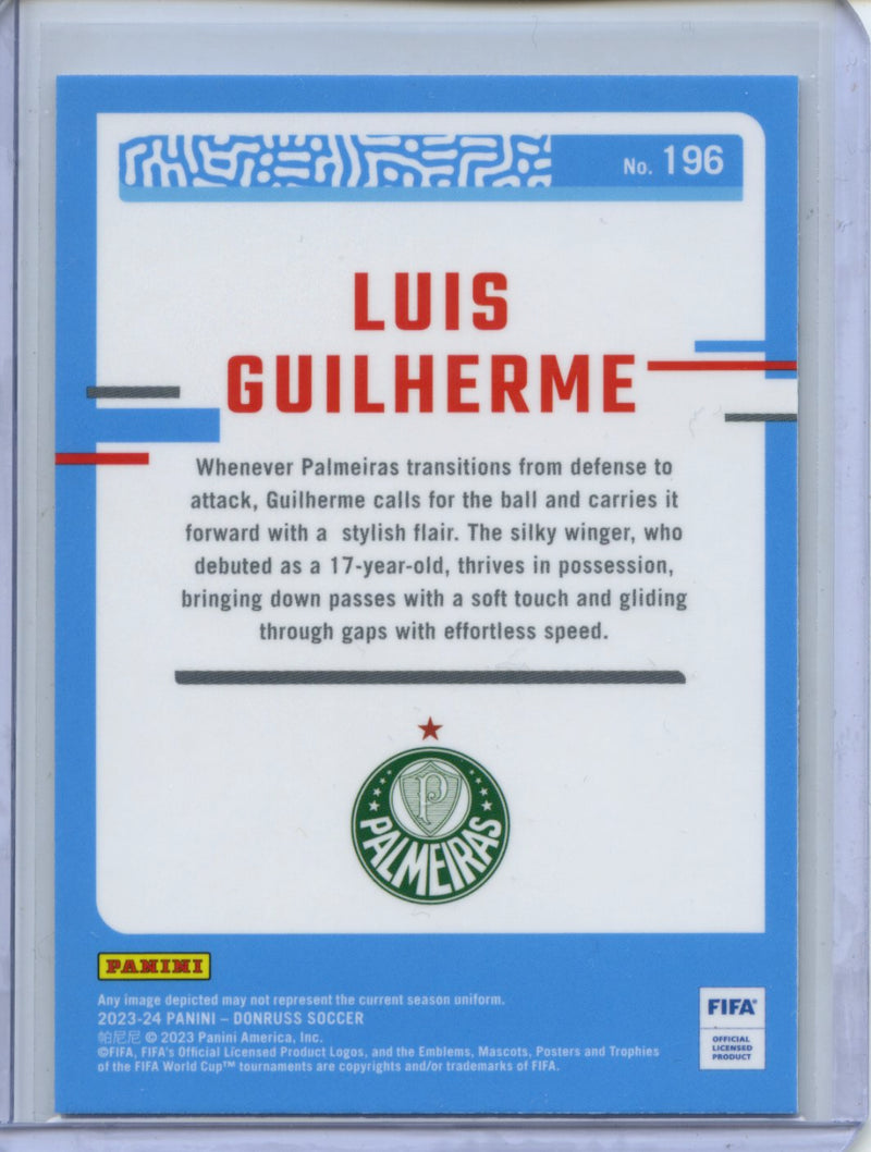2023-24 Donruss FIFA Luis Guilherme Optic