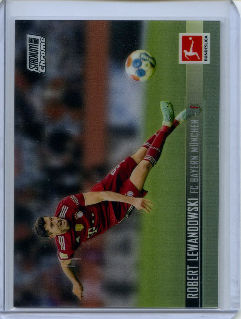 2021-22 Topps Bundesliga Stadium Club Chrome Robert Lewandowski