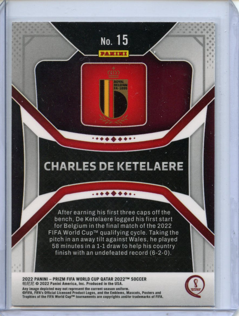 2022 Panini Prizm FIFA World Cup Qatar Charles De Ketelaere