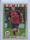 2024-25 Topps Chrome UEFA Club Comps Patrik Schick Refractor