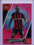 2021-22 Topps Chrome Bundesliga Soccer Odilon Kossounou Magenta 202/399