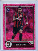 2026-27 Topps Flagship EPL Evanilson Pink Sparkle 366/399