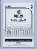 2019-20 NBA Hoops Damian Lillard Tribute Neon Green