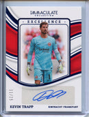 2023-24 Panini Immaculate Kevin Trapp Excellence Autographs Sapphire 11/25