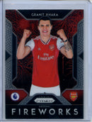2019-20 Panini Prizm Premier League Granit Xhaka Fireworks