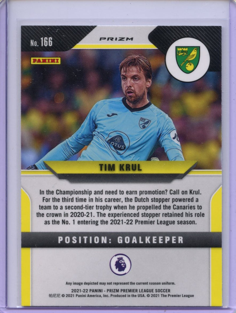 2021-22 Panini Prizm Premier League Tim Krul Silver Prizm