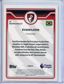 2026-27 Topps Flagship EPL Evanilson Pink Sparkle 366/399