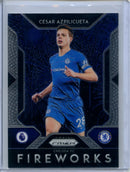2019-20 Panini Prizm Premier League Cesar Azpilicueta Fireworks
