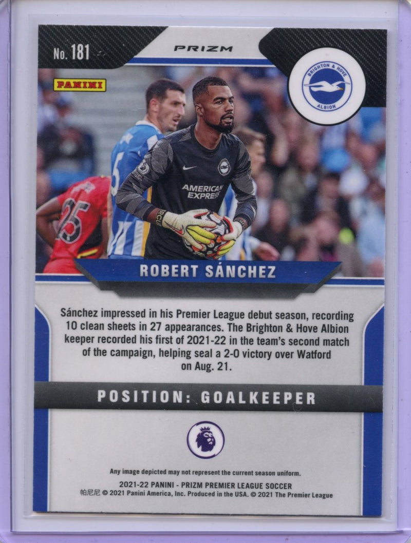 2021-22 Panini Prizm Premier League Robert Sanchez Silver Prizm