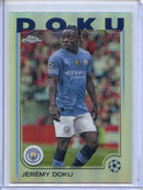 2024-25 Topps Chrome UEFA Club Comps Jeremy Doku Refractor