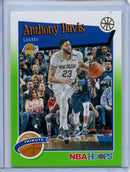 2019-20 NBA Hoops Anthony Davis Tribute Neon Green